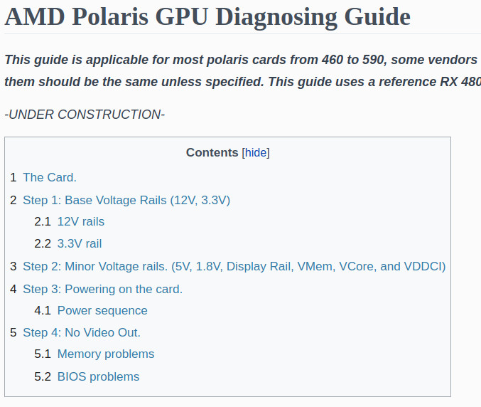 Almægtig skrædder Normalisering 501c3 update: GPU repair guides on the repair wiki